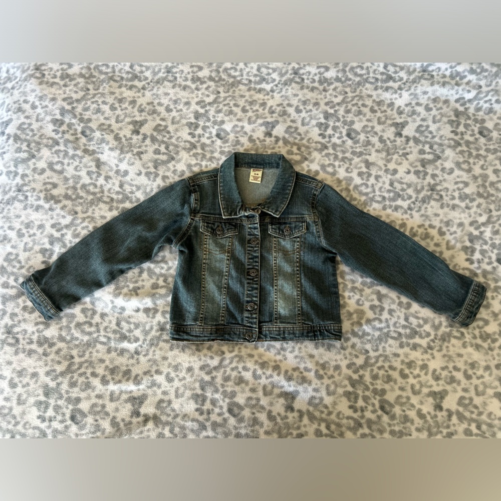Arizona Jean Co. Denim Jacket, Dark Wash, Size XL